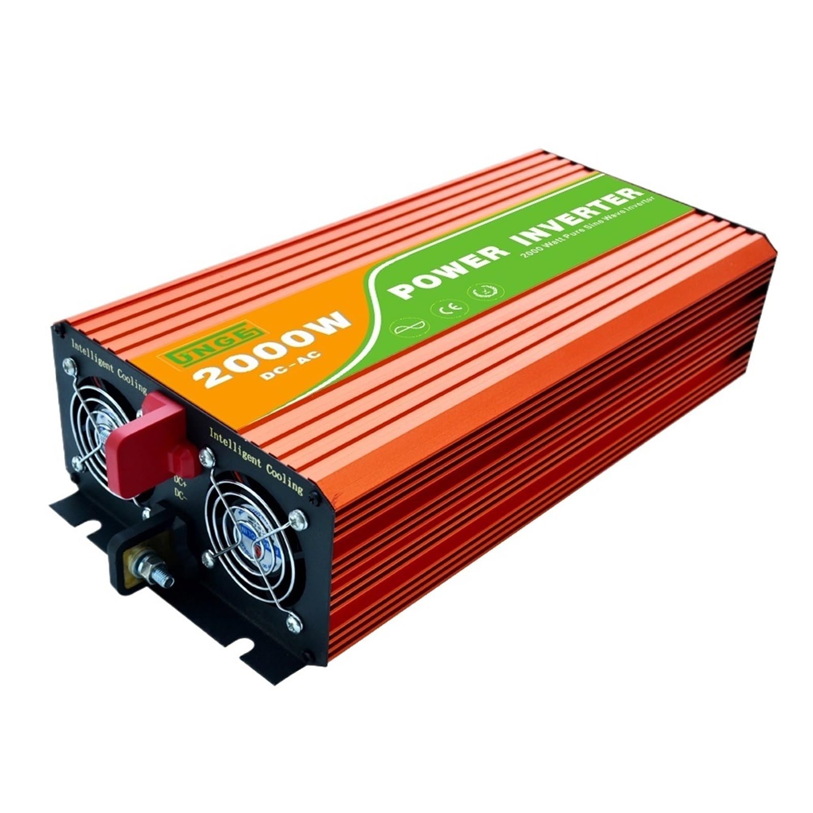 Inversor Fuera de Red de Onda sinusoidal Pura de Uso residencial de Alta frecuencia de 2KW/2000W 12/24/48V a 100/110/120/220/230/240VAC 50/60Hz(12V to 220V 50Hz)