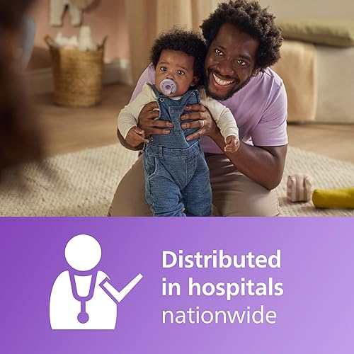 Miniatura 2 de Philips Avent Soothie - Chupetes de ortodoncia para bebé, 100 % silicona, sin BPA, para bebés de 3 a 18 meses, 2 lilas y 2 rosas, paquete de 4,