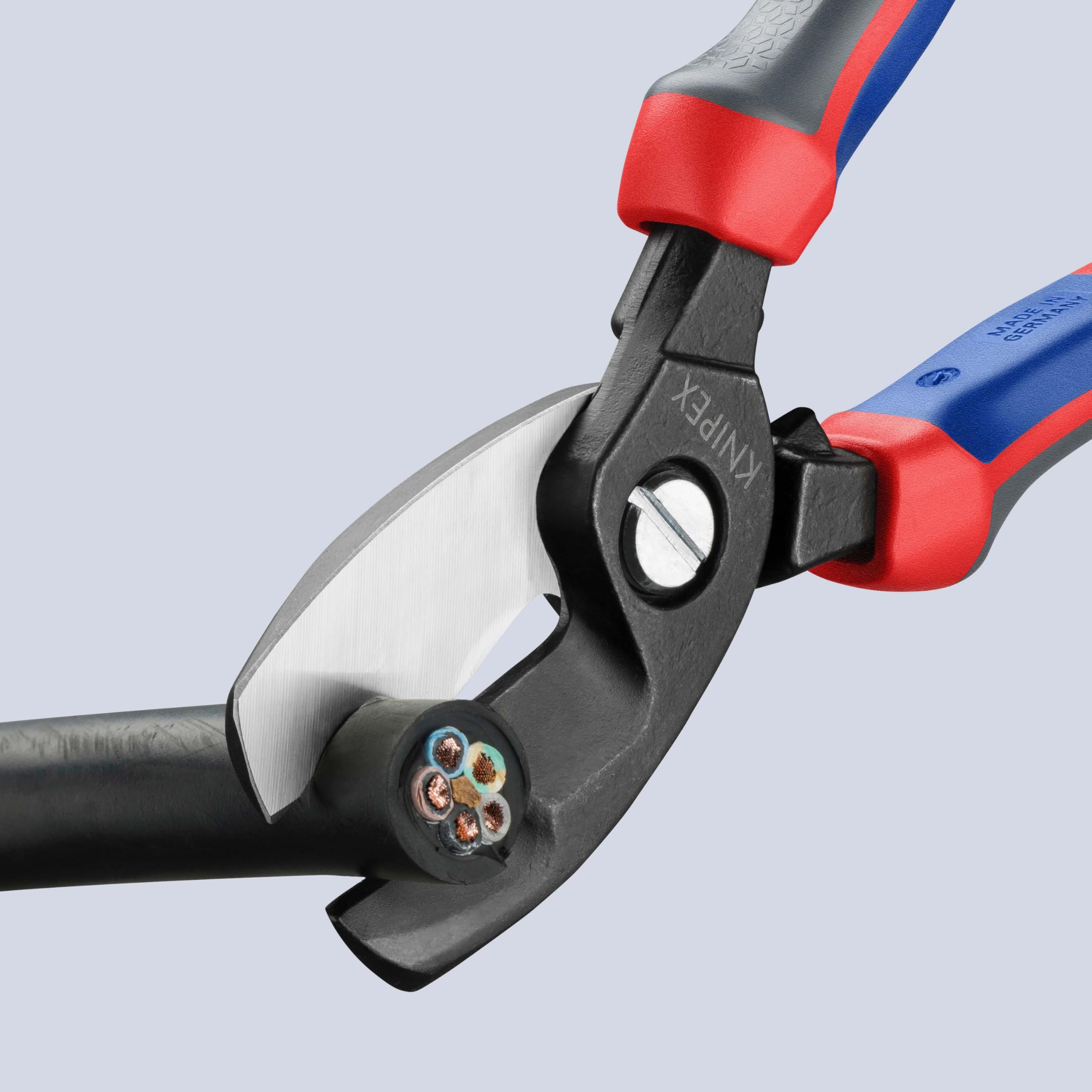 Knipex Coupe-câbles à double tranchants avec poignées comfortables 200 mm, 95 12 200