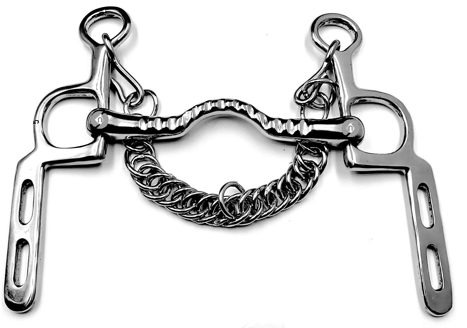 OTTE Universal Military Driving Horse Bit Stainless Steel Snaffle (6.25")