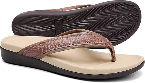 Miniatura 1 de Orkii Sandalias ortopédicas para mujer con soporte de arco, cómodas sandalias para caminar con fascitis plantar