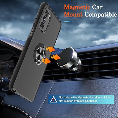 Miniatura 5 de Gritup Funda para Moto G 5G 2022 con protector de pantalla HD, grado militar, funda de protección a prueba de golpes con soporte magnético de 360