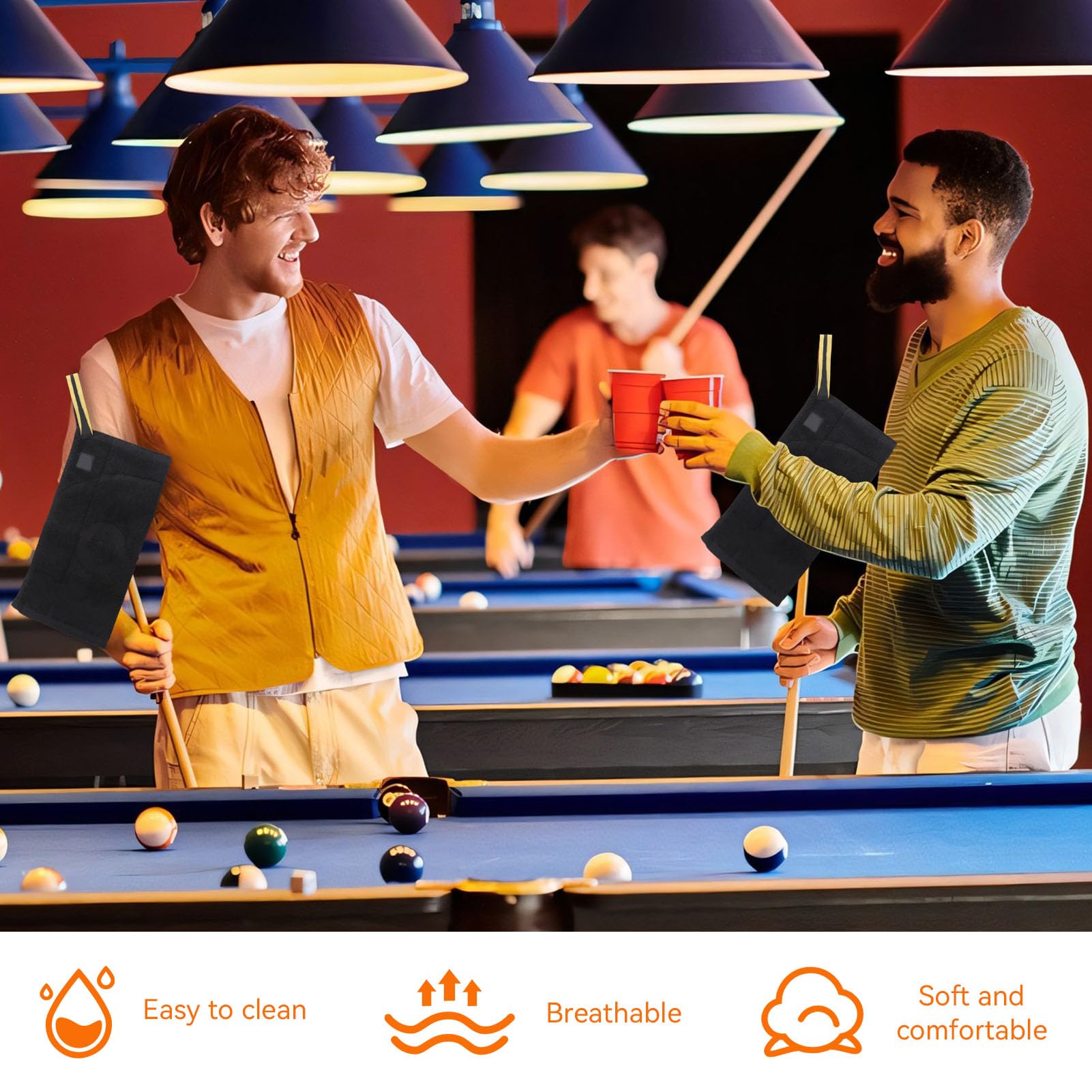 Chiffon De Nettoyage Pour Queue De Billard - Chiffon De Nettoyage Pour Queue De Billard - Café