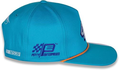 Miniatura 6 de Richard Petty #43 NASCAR 2023 Sombrero de cuerda azul de Carolina con número grande 43 7 veces campeón, marino