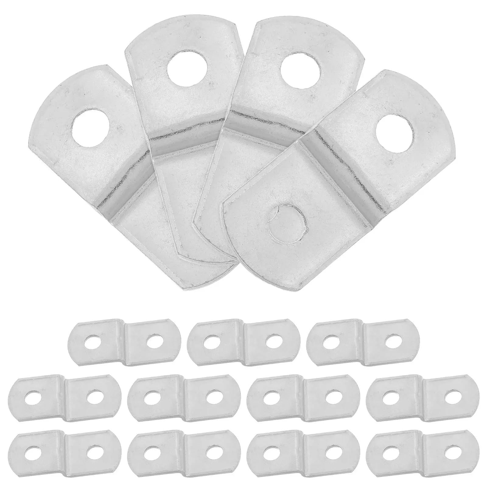 Offset Canvas Clips 60Pcs Fixed Corner Code Silver Frame Protector for Wooden Furniture Iron Easy Installation Versatile Metal Wall Corner