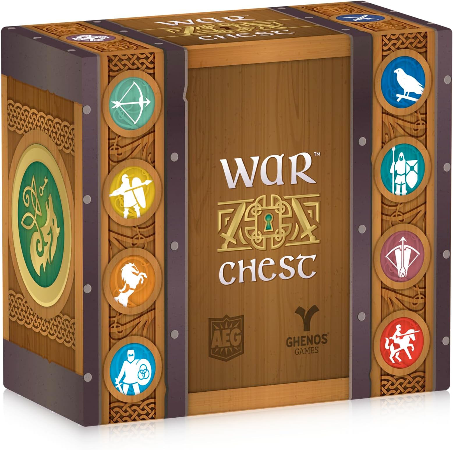 dV Giochi War Chest - Strategy Board Game - War Game and Bag Building - 2 or 4 Players - Italian Edition