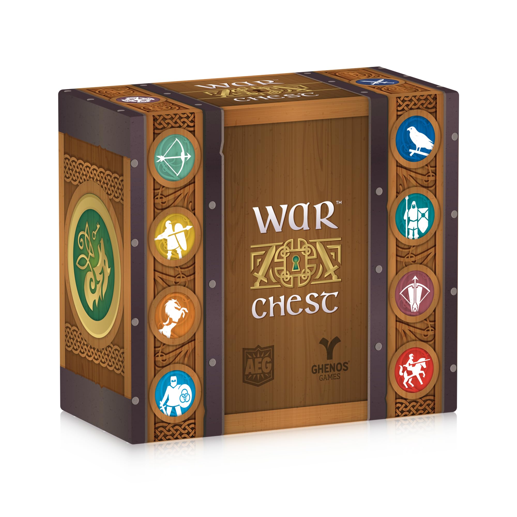 dV Giochi War Chest - Strategy Board Game - War Game and Bag Building - 2 or 4 Players - Italian Edition