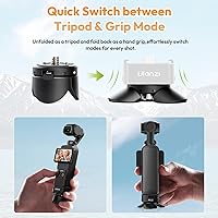 Vista 2 de ULANZI PK-08 Mini Trípode de Bolsillo para DJI Osmo Pocket 3, Trípode Mini Multiusos con Tornillo de Montaje de 1/4' para Insta360 X5 X4 X3