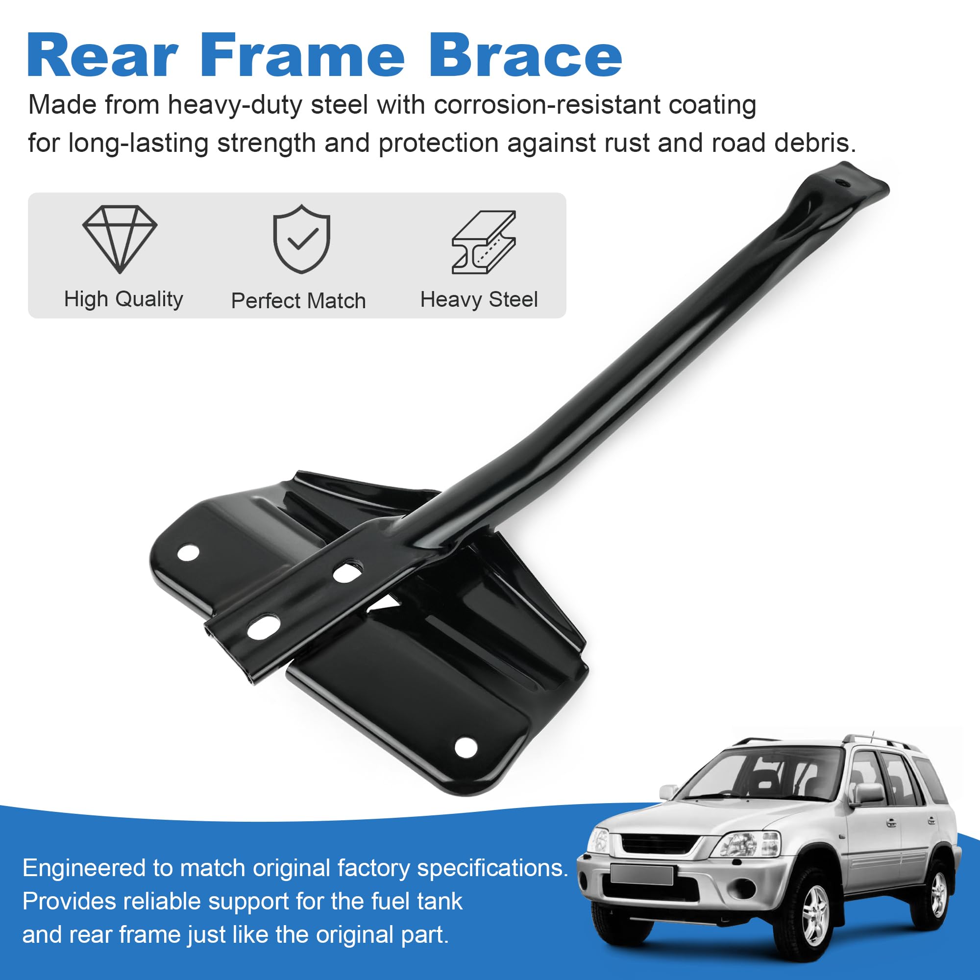 Amazon.com: Driver Side Frame Rear Brace 74600-S10-A01 for Honda