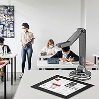 Vista 8 de JOYUSING Cámara de documentos 4K, 13MP para profesor, tamaño A3, enfoque automático, luz LED, OCR para Windows, perfecta para aprendizaje a