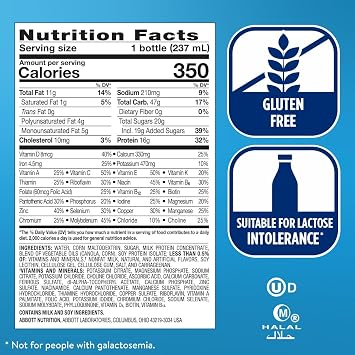 Ensure Plus Butter Pecan Nutrition Shake | Meal Replacement Shake | Ready To Drink | 16g Protein and 27 Vitamins and Minerals | 8 fl oz - 24 Pack