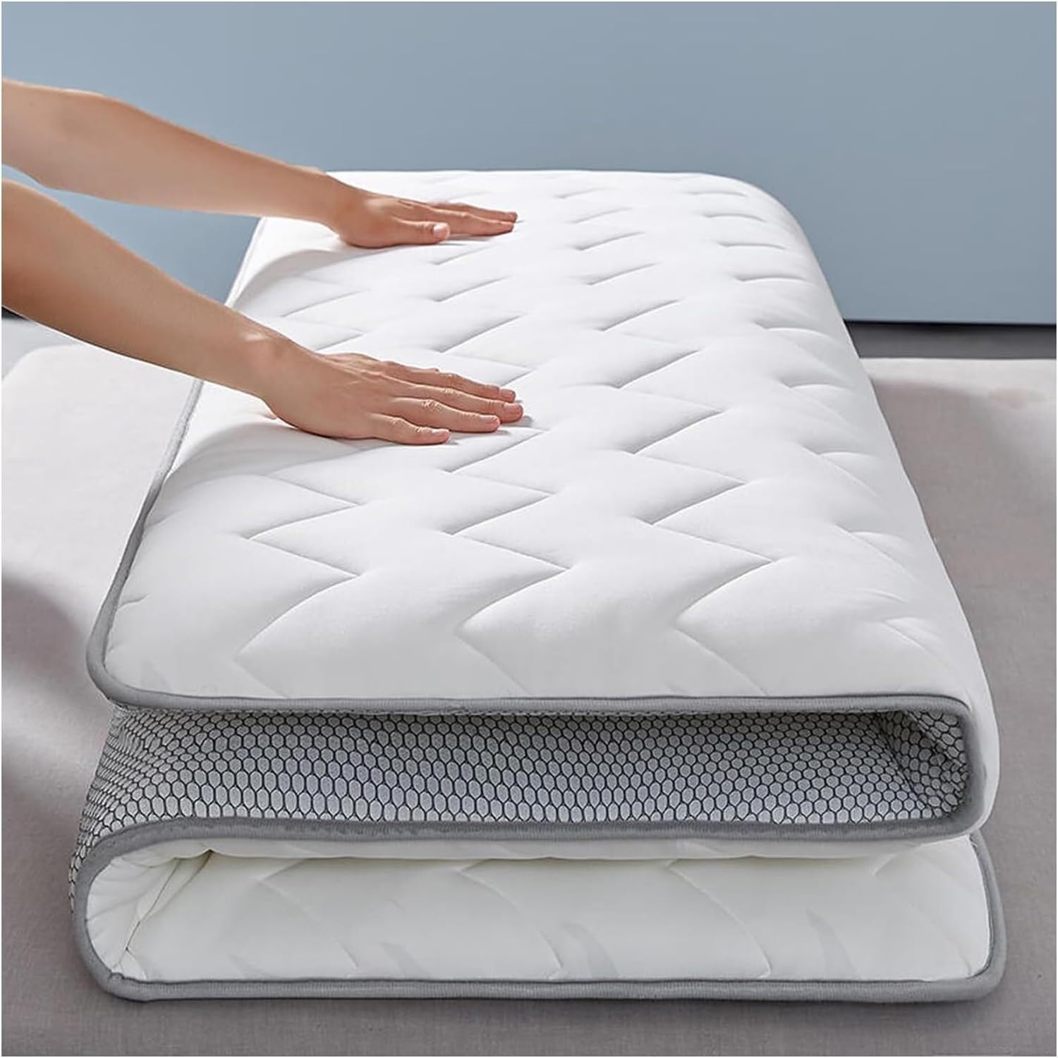 Matelas futon épais et pliable de style japonais pour le sol de la maison