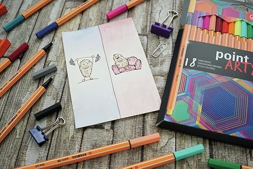 Miniatura 4 de STABILO Punta de punta 88 - ARTY - Lata de 66 - Colores surtidos