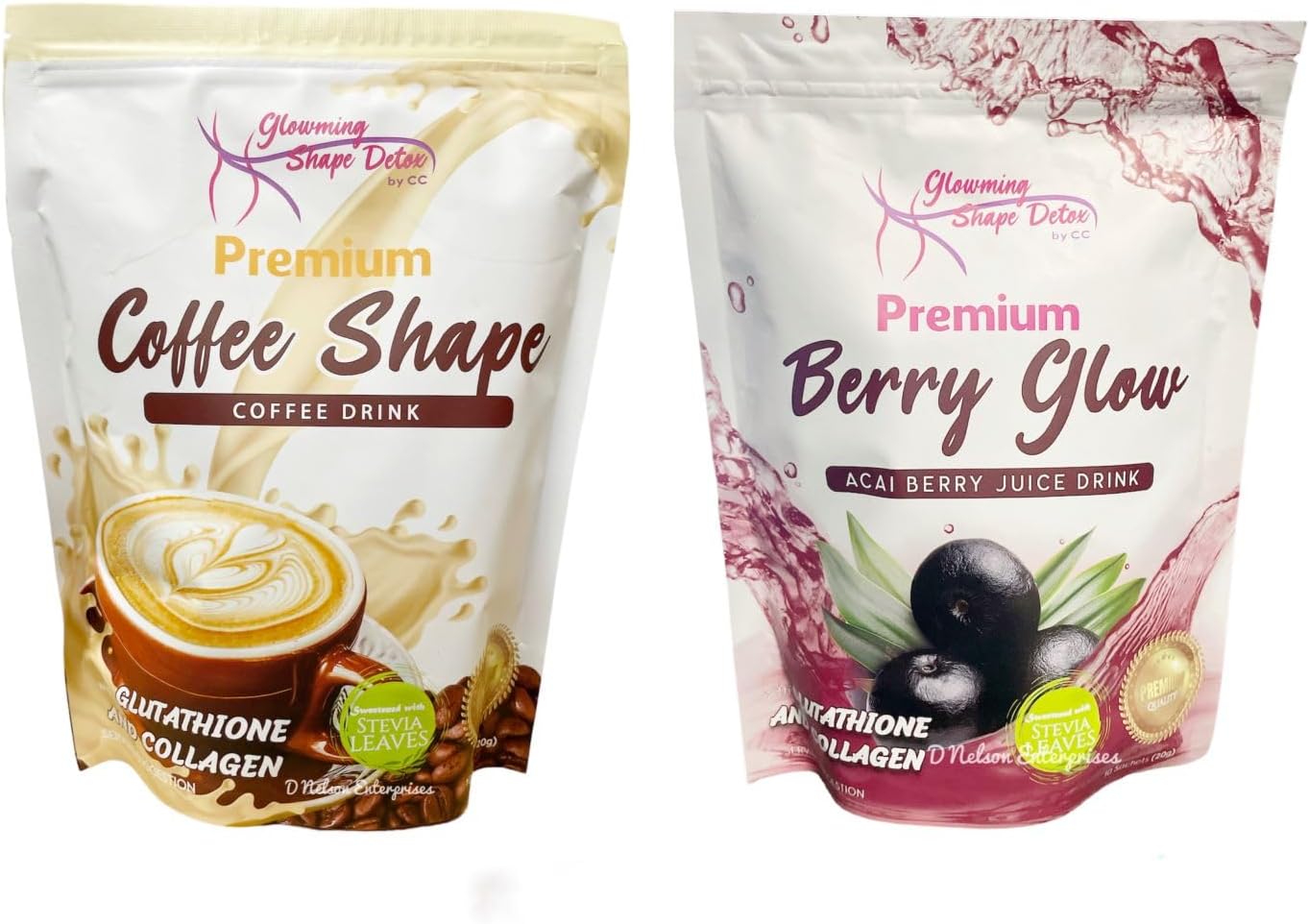 Cris Cosmetics Premium Coffee Shape & Berry Glow Drinks