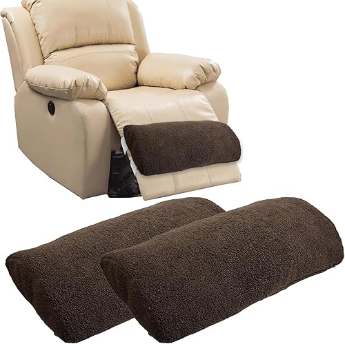 Cojín reclinable para reposapiés de sofá (23 x 10 x 2 pulgadas), almohada multiusos para pie de media luna, almohada debajo de la rodilla para