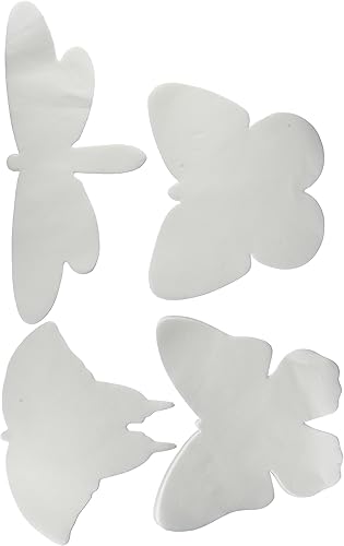 Roylco Inc R-2445 - Mariposas difusoras de color blanco 70 x 112in 48 unidades