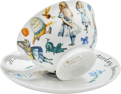Miniatura 2 de Tea Cups London Taza y platillo Alice, 7.1fl oz (7 onzas líquidas)