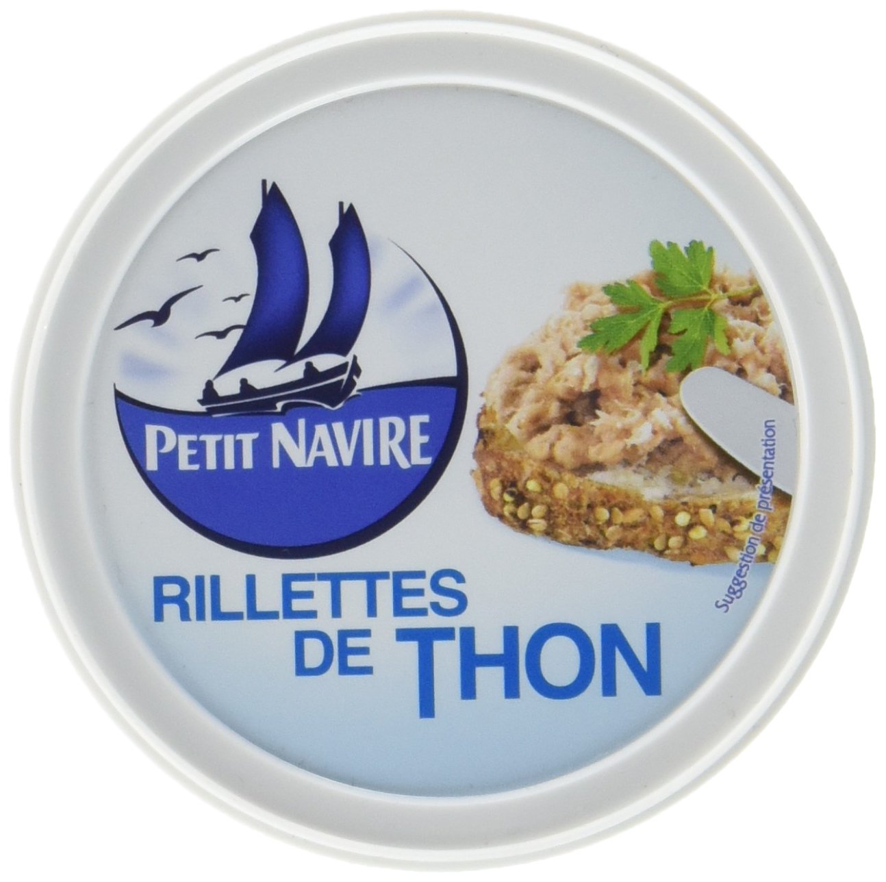 Petit Navire Rillettes de Thon 125g - Lot de 4