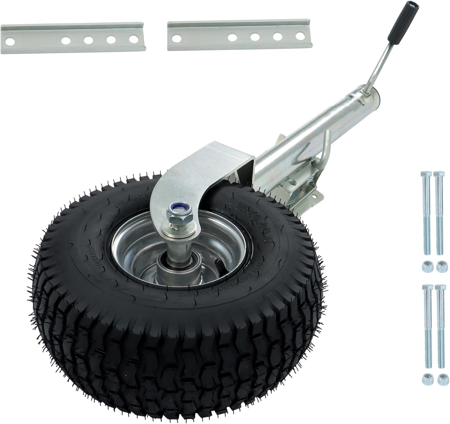 Swivel Trailer Tongue Jack 2000lb Load Capacity 13.38in Trailer Jack Wheel Beach Boat Trailer Jack Galvanization for RV Boat