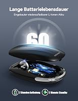 TECKNET Bluetooth Vezeték Nélküli Egér Újratölthető 2.4G USB - 4000 DPI Csendes Laptop PC Tablet 3
