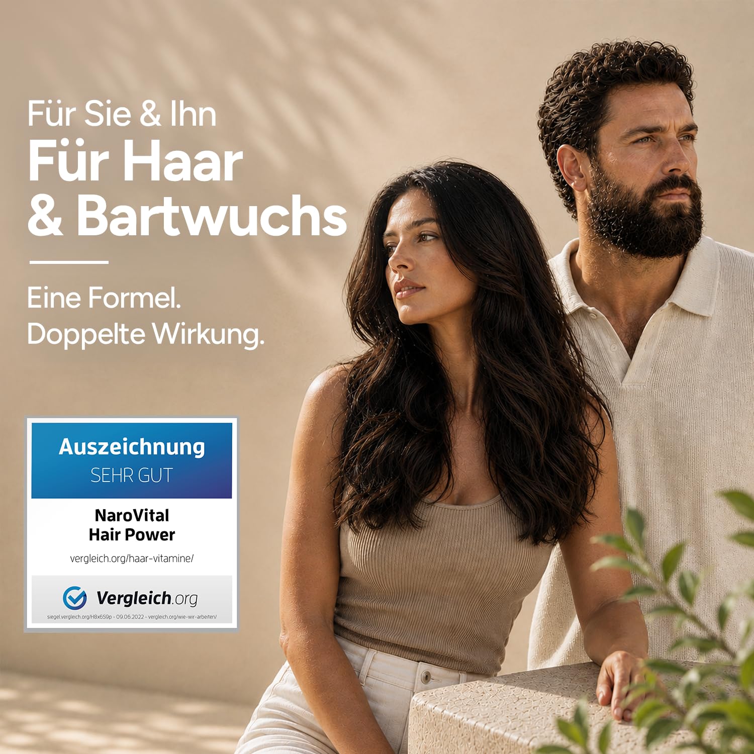 Haar Vitamine Haarausfall - 120 Kapseln I Hochdosiert mit Biotin, Zink, Selen, OPC, Hirse-Extrakt (reich an Silizium und Kieselerde) ohne chemische Haarwuchsmittel I Haarvitamine für Haar- & Bartwuchs