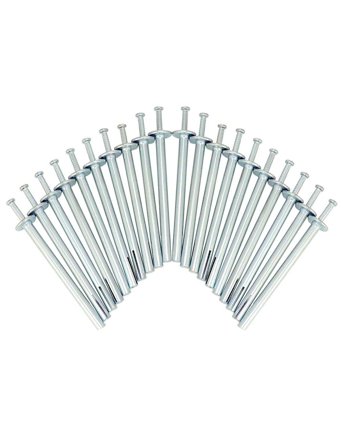 QWORK Nails in Anchor, 1/4" x 3", (100 per Box)