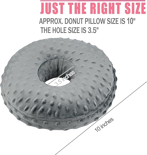 Vista 13 de Almohadas de perforación de oreja para dormir de lado con orificio para la oreja, almohadas de perforación CNH, soporte para aliviar el dolor
