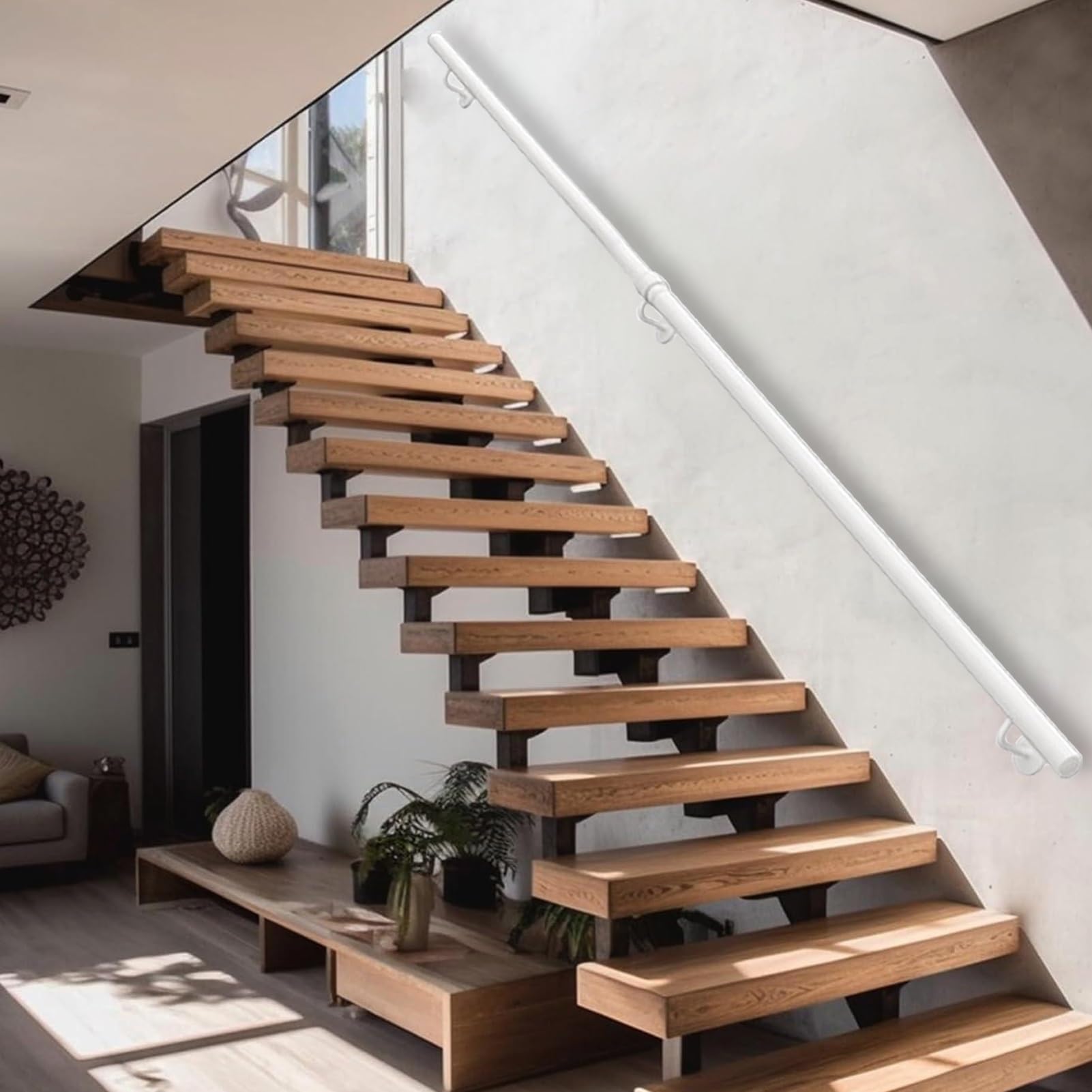 Rampe d'escalier 6m en fer forgé pour sublimer votre intérieur