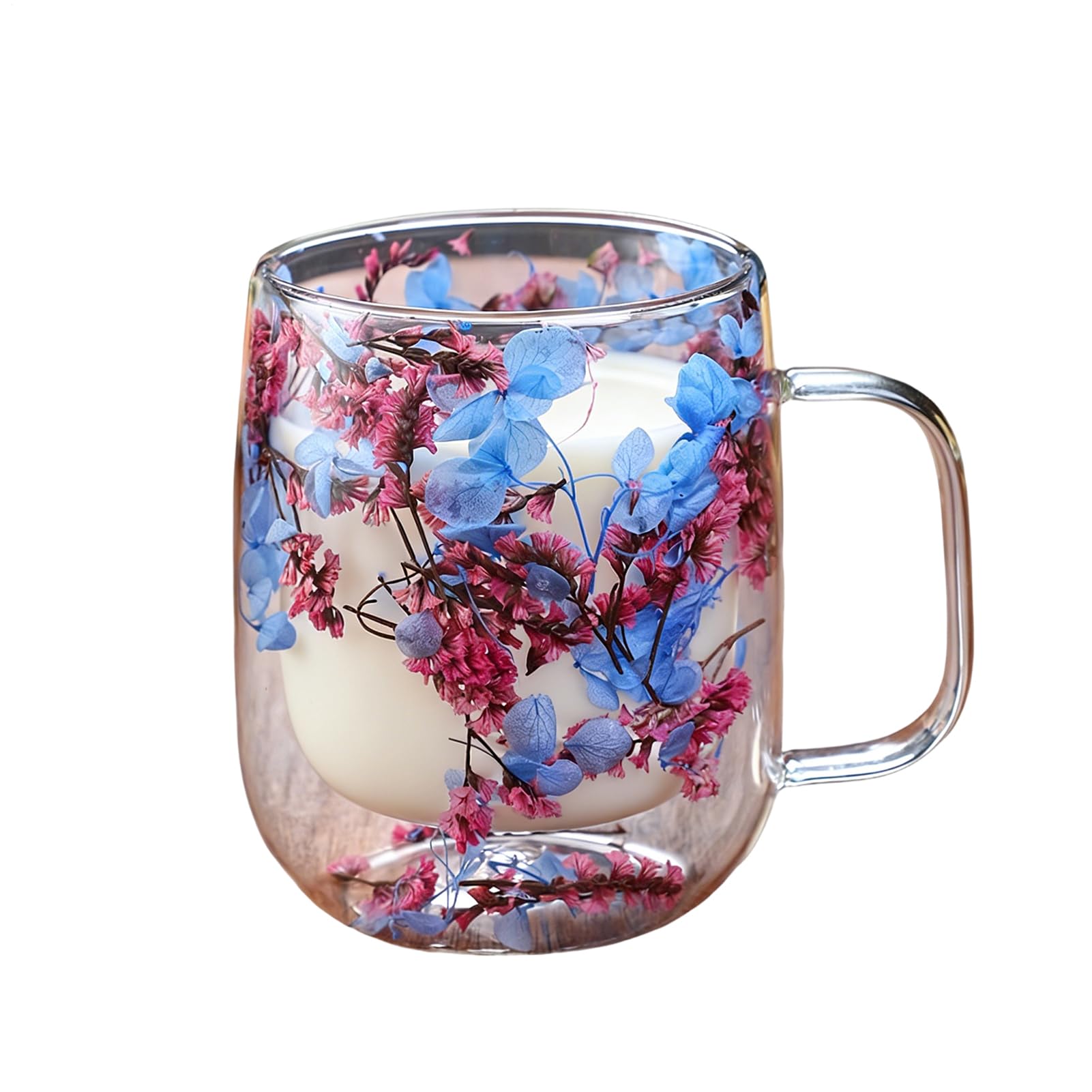 Verre transparent à double paroi isolant pour café de spécialité et whisky