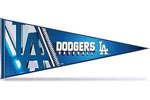 Rico NPNT5601 Dodgers Pennant: Commemorate Your Team's Achievements with Our Premium Felt Decor