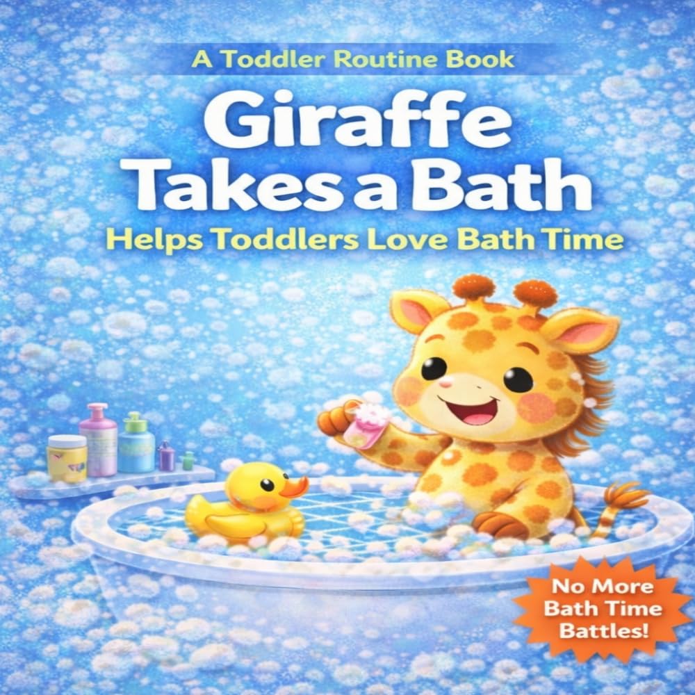 Giraffe Brushes Her Teeth: A Fun Toddler Story About Brushing Teeth and Healthy Habits (Giraffe Routine series)