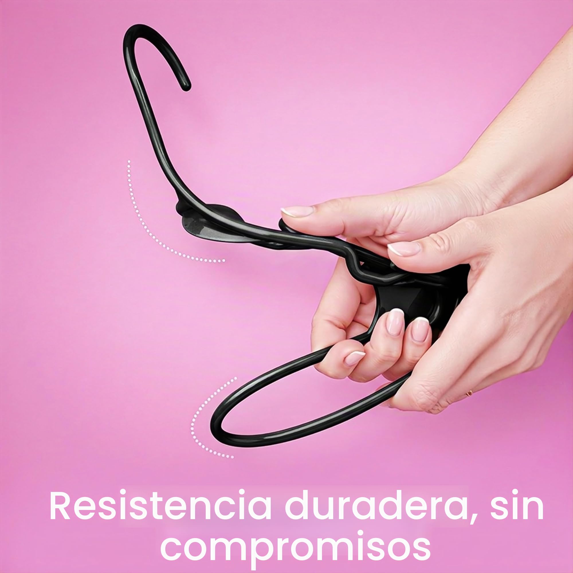 Utopia Home - Perchas de plástico duraderas y finas, pack de 50