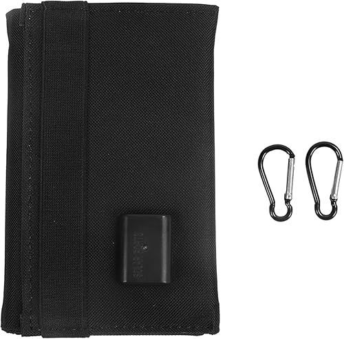 Miniatura 7 de Panel solar portátil de 5 V 14 W, cargador de panel solar plegable con salida USB de 5.2 V 2 A, kit de panel solar de emergencia de energía