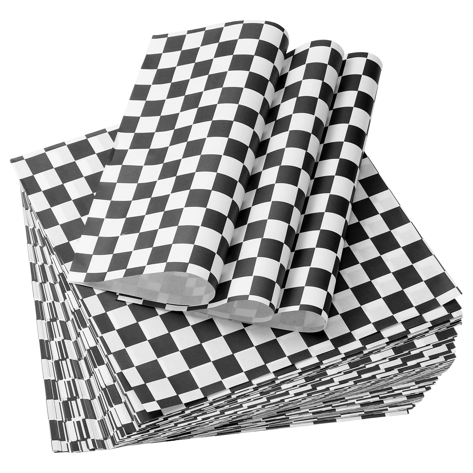 QUARKZMAN 100x Wachspapierblätter 18x18 Cm – Fettdicht, Wasserabweisend, Grün, Für Burger, Sandwich & Backwaren