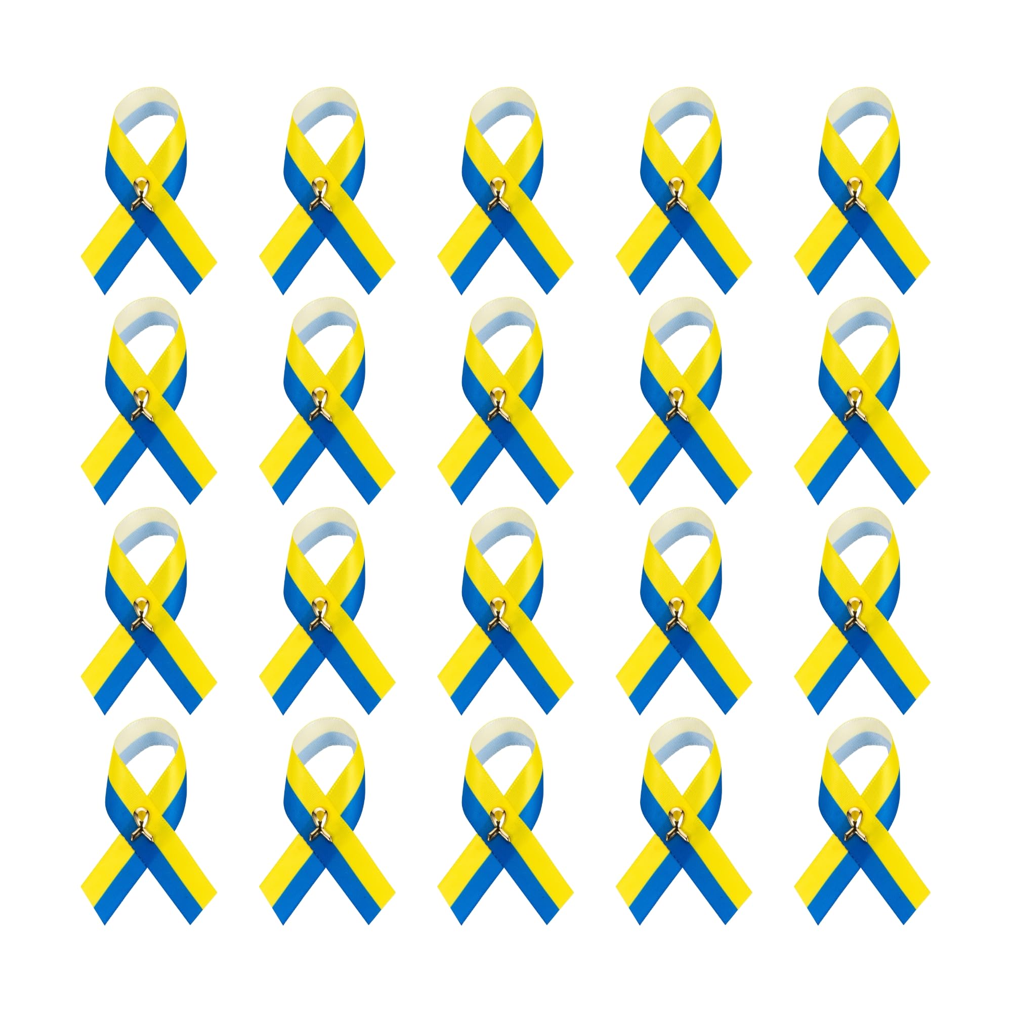 1/2/5/10/25/50/100pcs Satin Awareness Ribbon Pins (Pick your color), for Cancer &amp; Disease Awareness, Bulk Quantities for Fundraising, Events, Gift Giving