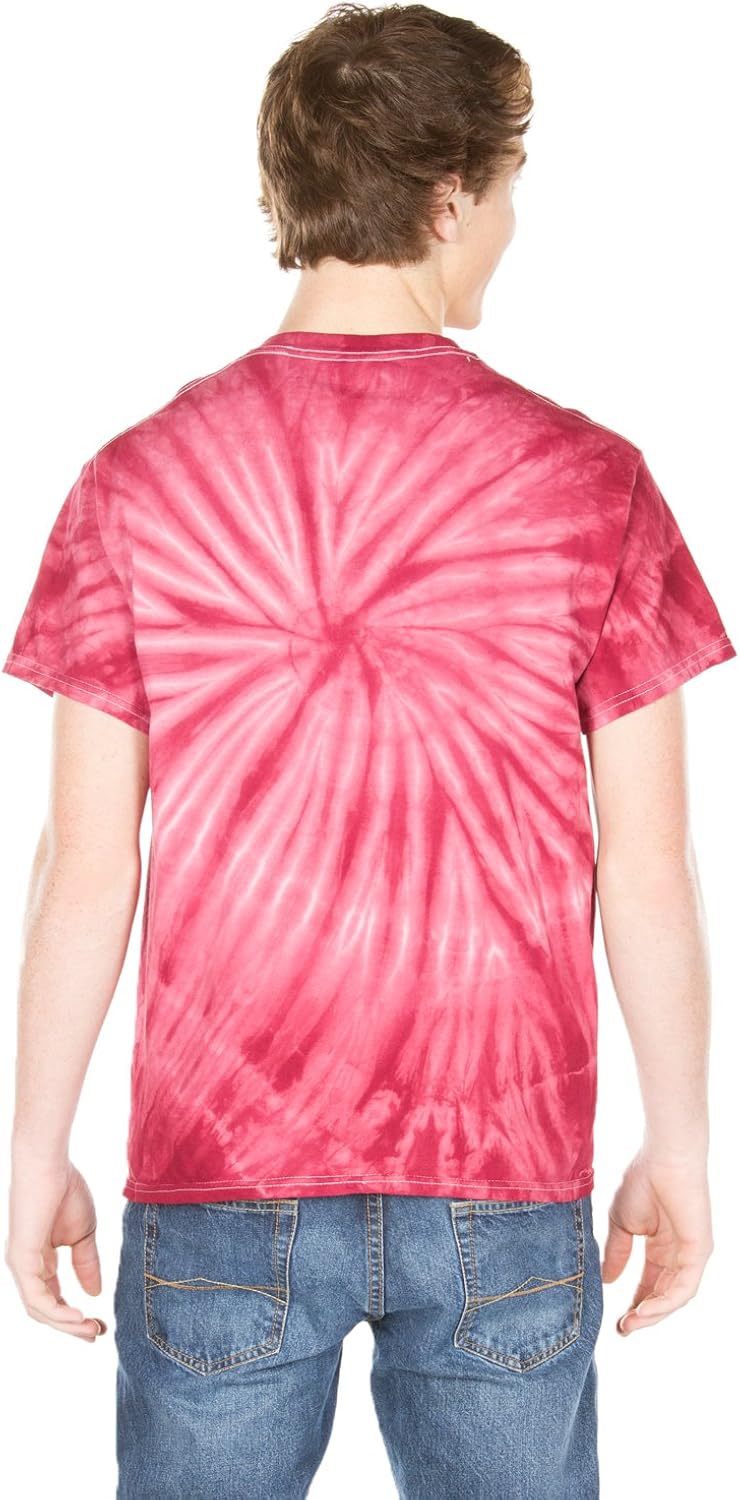 Adult one-color vat-dyed cyclone tee. (Maroon) (3X-Large)