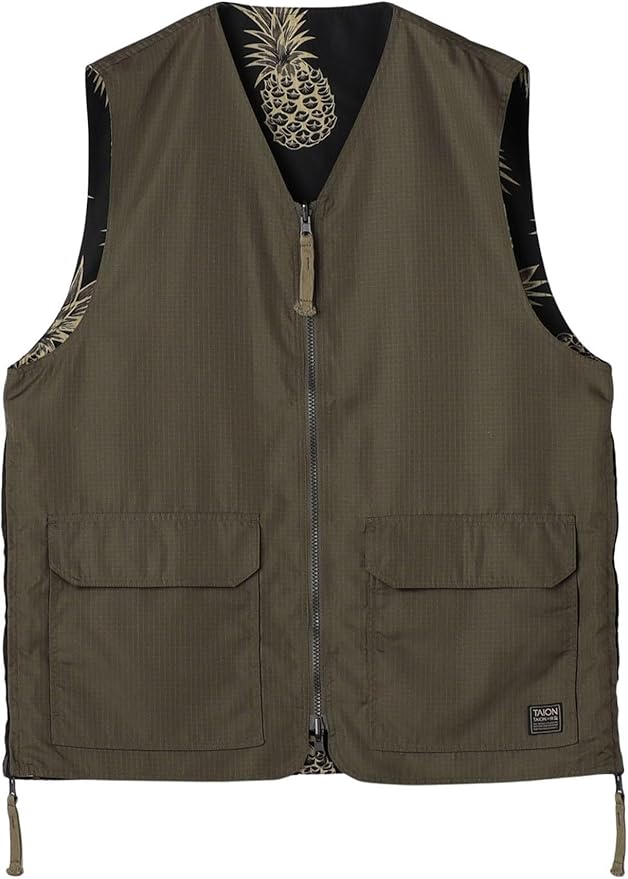 Pacific GOLF CLUB × TAION リバーシブルベスト Pacific GOLF CLUB ダウンベスト ベスト Taion×PGC “DOWN × BOA