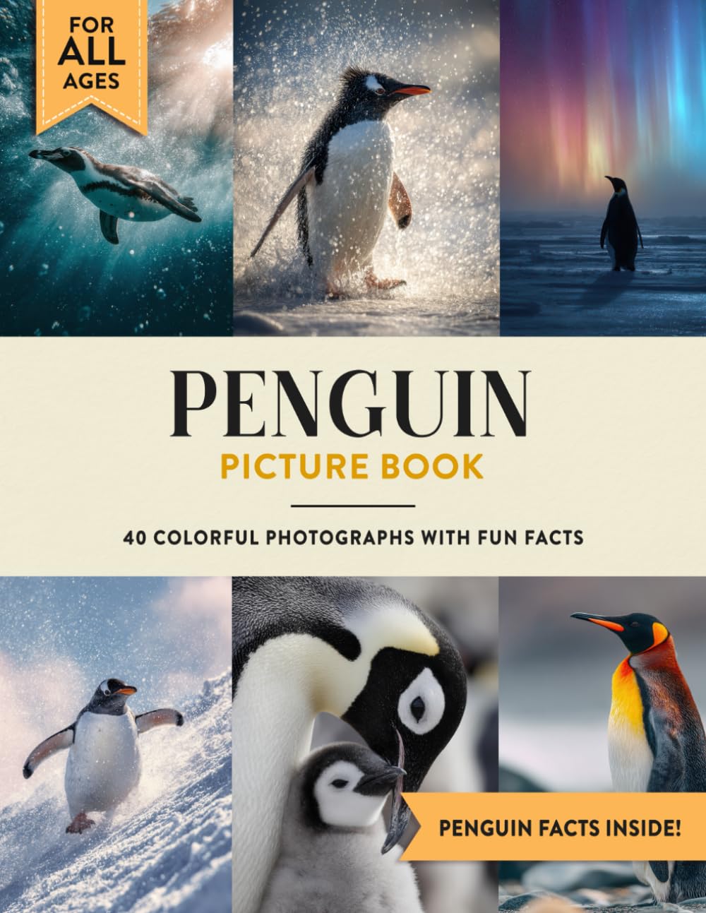 Penguin Picture Book: Learn All About Penguins with Fun Photos and Penguin Facts for Kids & Adults
