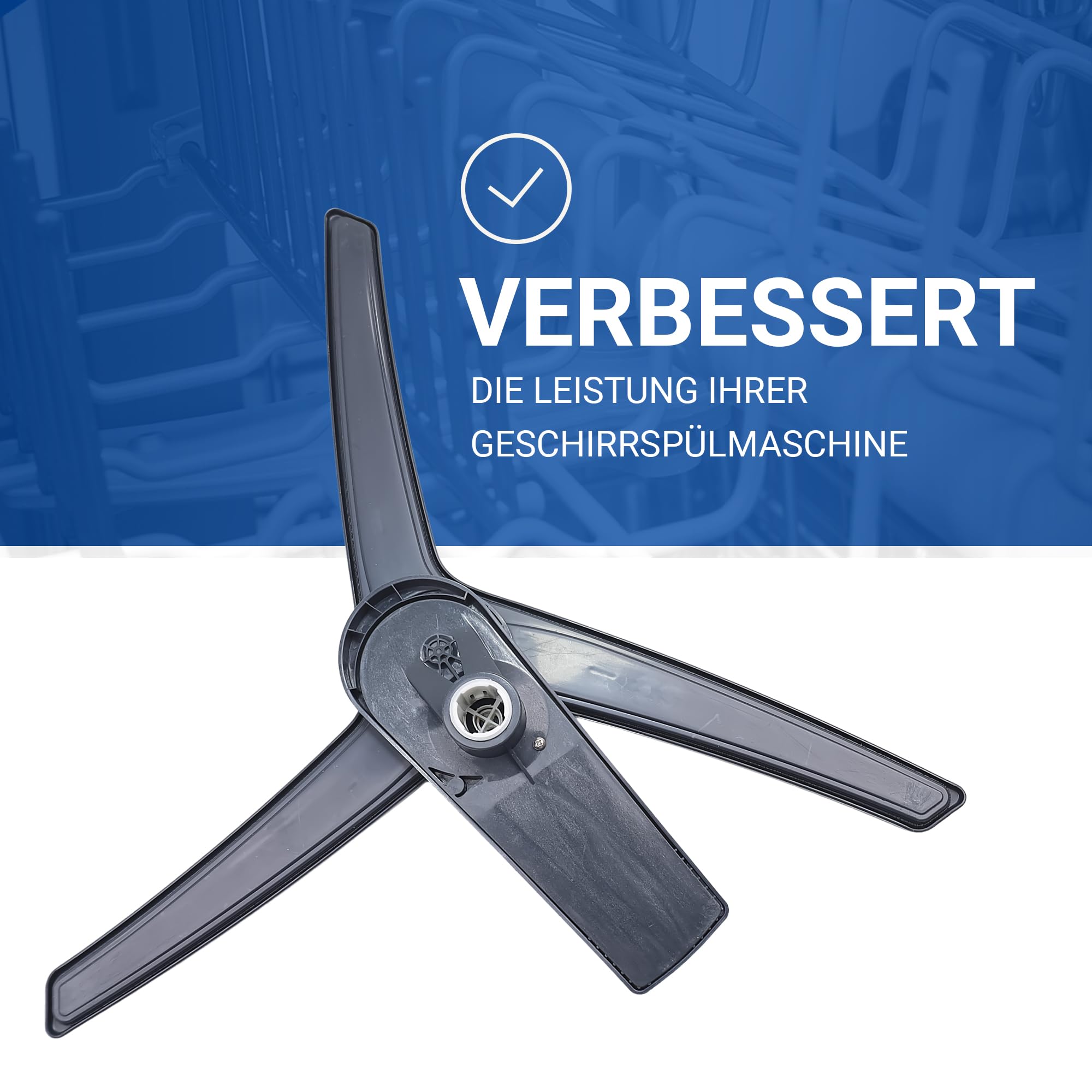 VIOKS Sprüharm Unten Geschirrspüler Ersatz für Beko 1517350200 | Spritzarm Wasserverteilerarm Spülarm, Ersatz für Indesit C00869435, mit Zuführung, für BDFN BDIN BDUN DDT DDW EGN
