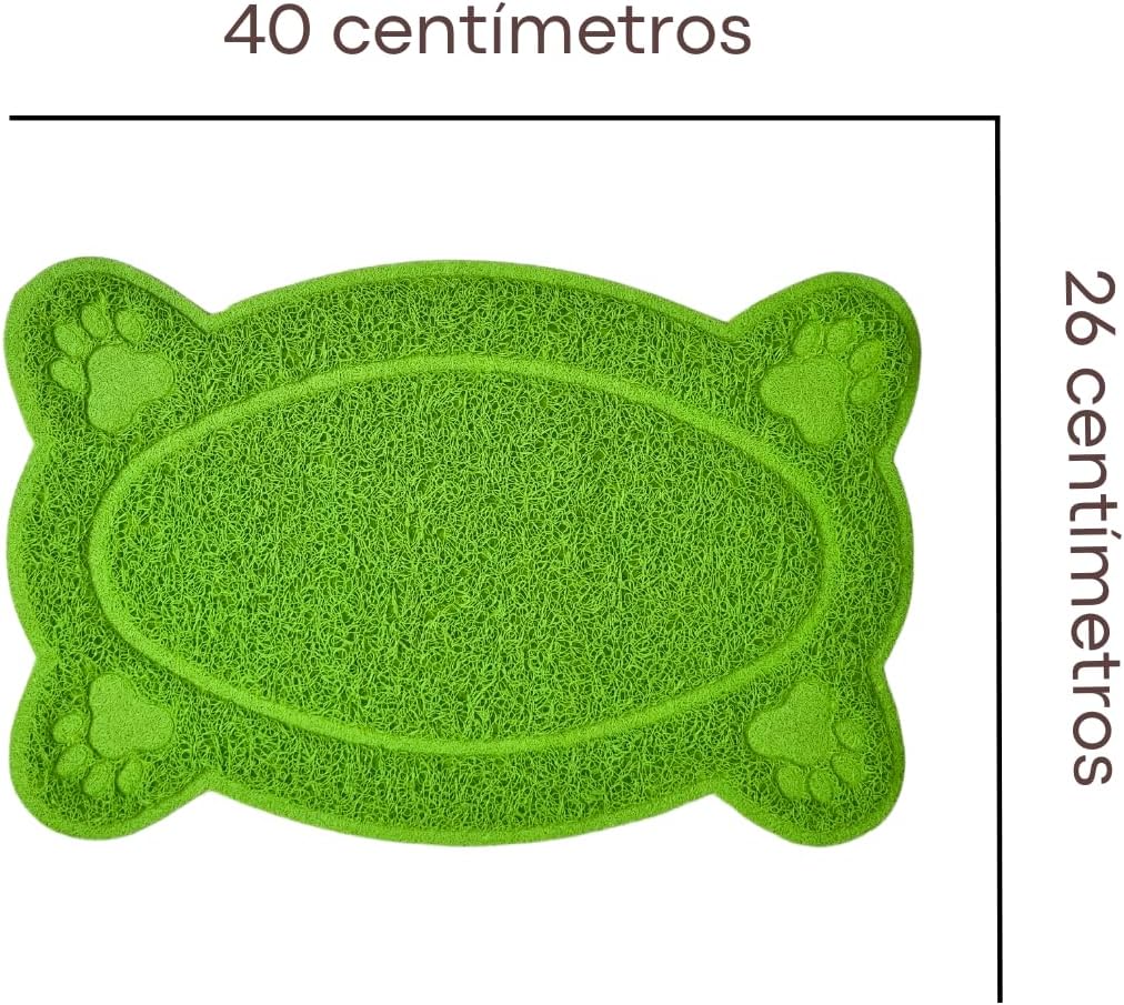 Tapete Pet em PVC, Jogo Americano, para Comedouro e Bebedouro, Caixa de Areia, Gatos e Cachorros, Limpeza e Organização, Fácil Limpar e Higienizar. 40x26cm (Verde, ÚNICO) Tapete Pet em PVC, Jogo Americano, para Comedouro e Bebedouro, Caixa de Areia, Gatos e Cachorros, Limpeza e Organização, Fácil Limpar e Higienizar. 40x26cm (Verde, ÚNICO)