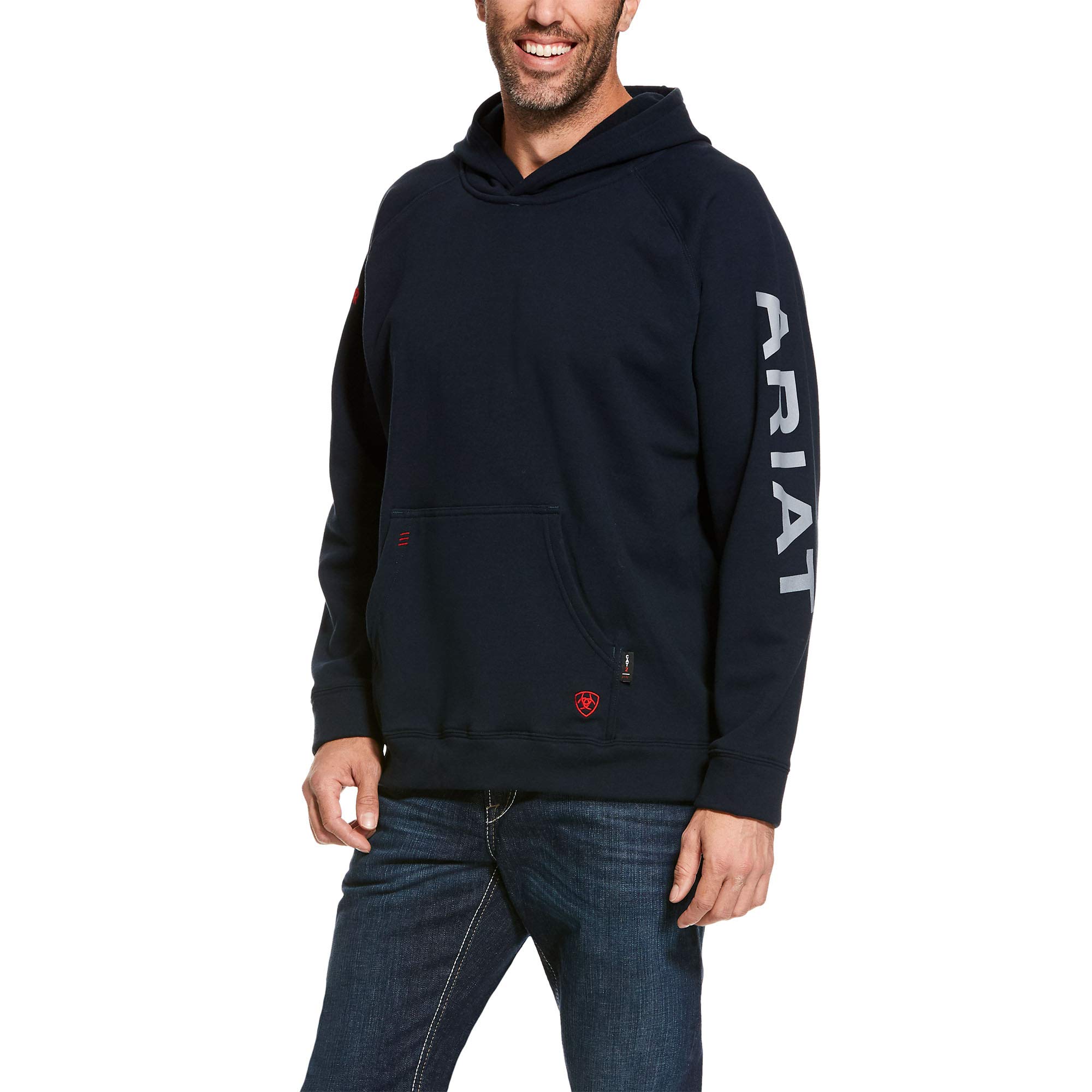 Ariat Sweat-Shirt à Demi-Fermeture éclair avec Logo de