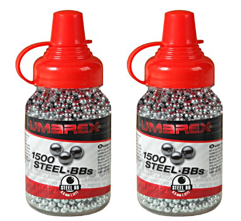Biberones Bolas Acero Umarex Steel BBS 4,5mm 1500 Piezas Pack 2
