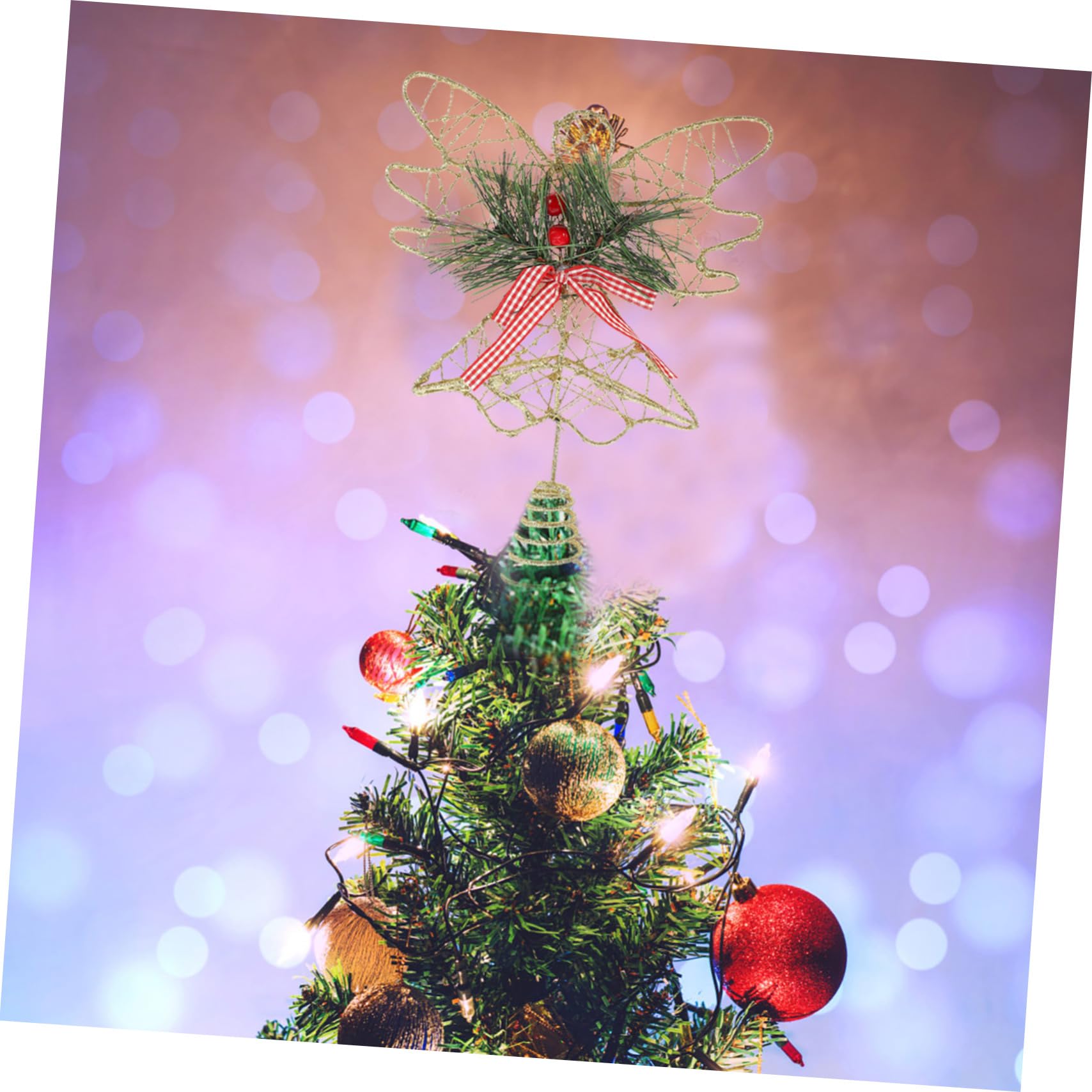 IMIKEYA Engel Für Weihnachtsbaumspitze 3 Stück Engel Baumspitze Stern Weihnachtse Eisen e Dekoration e Für Weihnachtsbaum Weihnachtsbaumdekoration