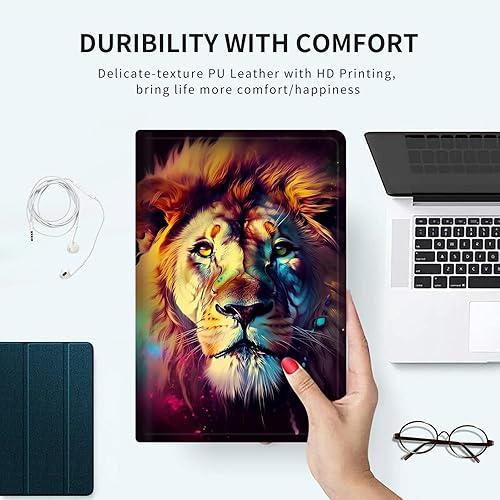 Vista 163 de Funda para Kindle de 6 pulgadas (11.ª generación, versión 2024/2022) delgada de piel sintética, ajustable, multiángulo, Smart Shell con función