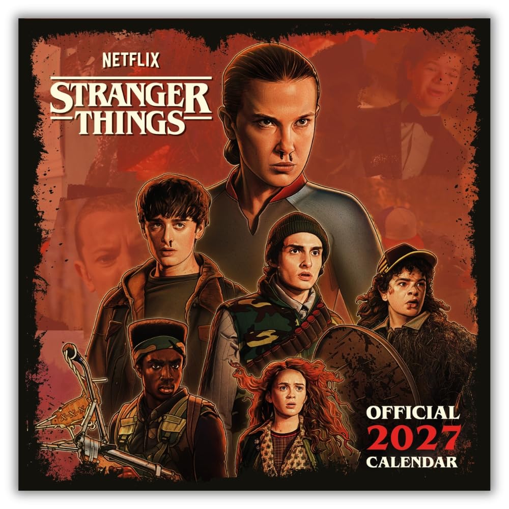 Stranger Things Calendar 2027, Wall Calendars, Month To View, Gift
