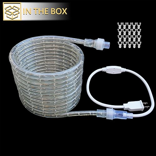 Miniatura 8 de Peng Lights - Tira de luces LED patrióticas conectables, flexible, impermeable, el color favorito de Estados Unidos, rojo, blanco y azul (100 pies)