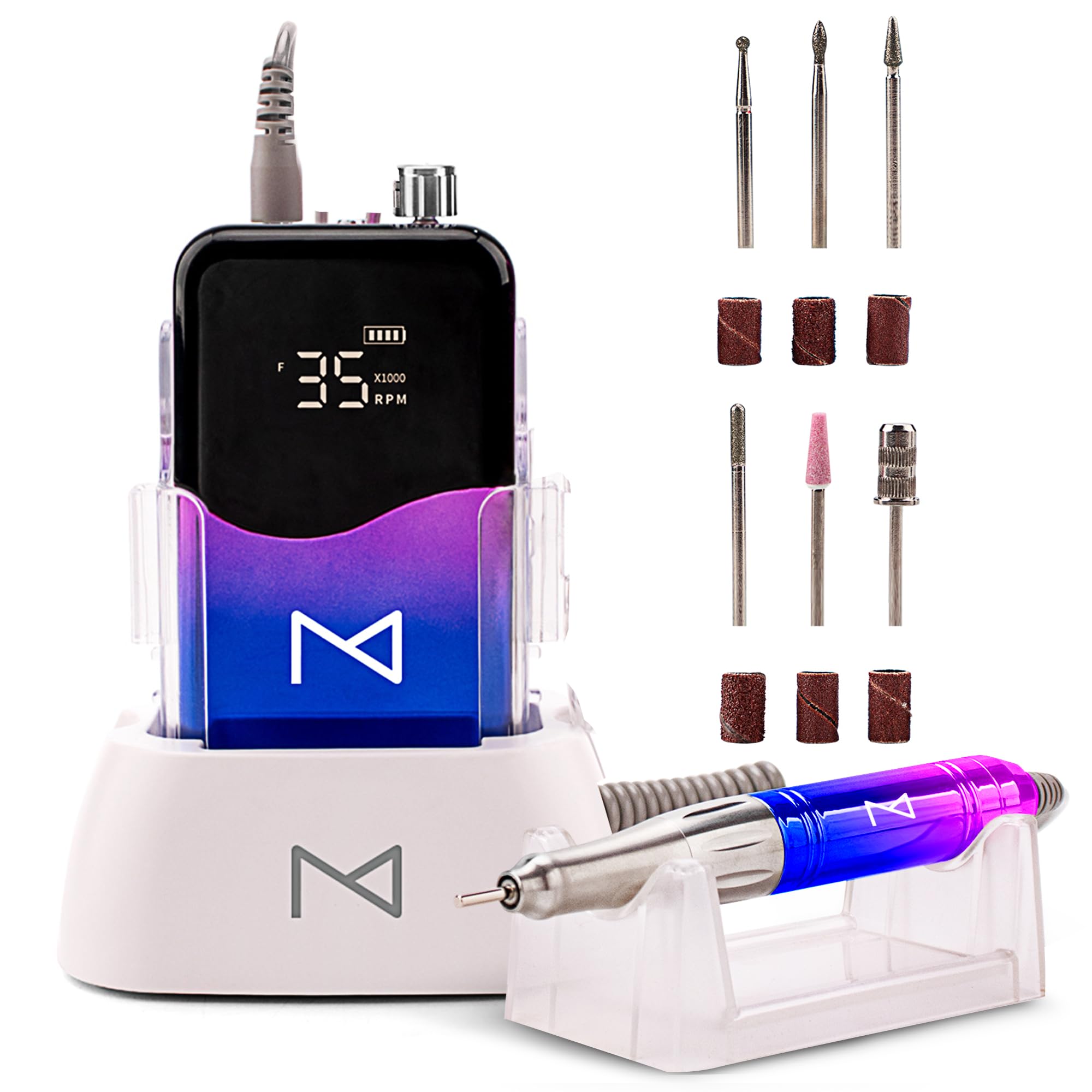 Amazon.com: M Mase- Professional Nail Drill Machine - Coreless 2