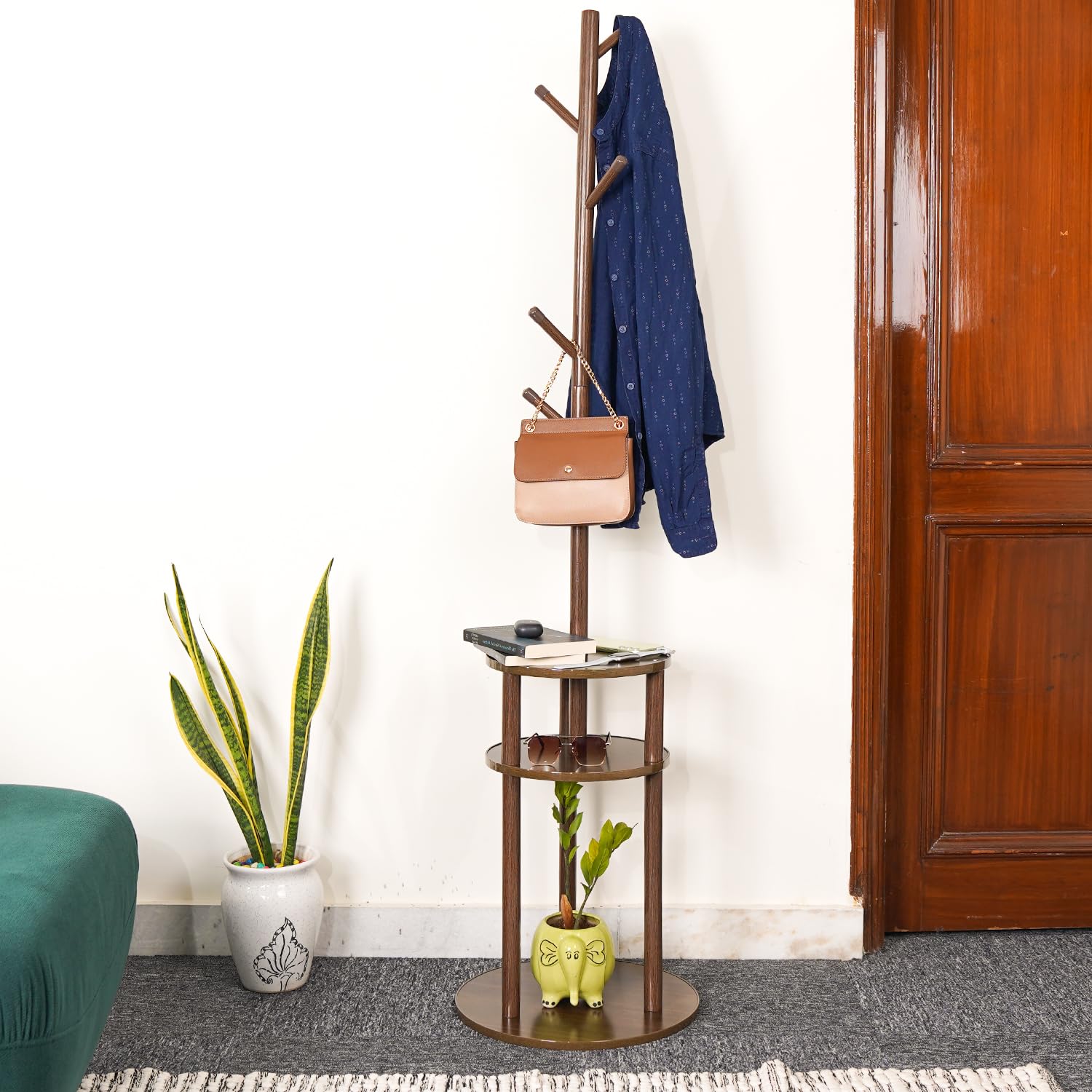 See full amazon price history chart for Naayaab Craft 6 Hook Coat Hanger Stand for Hanging Clothes, Hats, Bag | Tree Shape Cloth Stand | Garment Rack | Modern Coat Rack for Home Living Room, Bedroom, Office - (40D x 40W x 161H) - Dark Brown Naayaab Craft 6 Hook Coat Hanger Stand for Hanging Clothes, Hats, Bag | Tree Shape Cloth Stand | Garment Rack | Modern Coat Rack for Home Living Room, Bedroom, Office - (40D x 40W x 161H) - Dark Brown (B0DJ3XHBJ5) Amazon Price History, Amazon Price Tracker