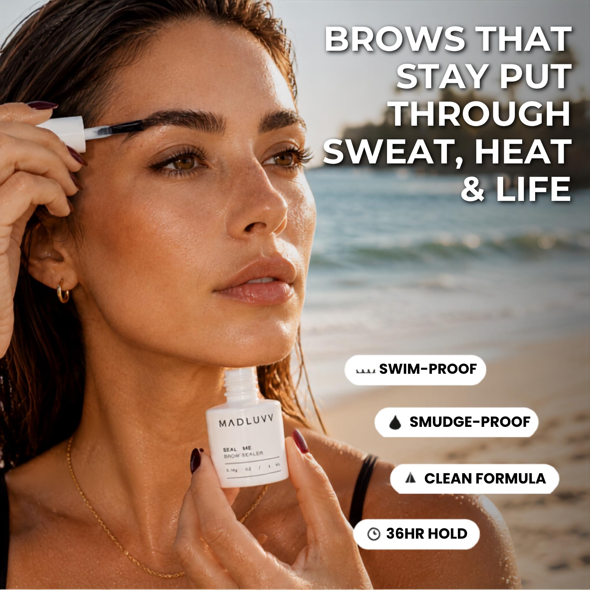 MADLUVV Seal Me Brow Sealer – 36-Hour Waterproof Brow Top Coat