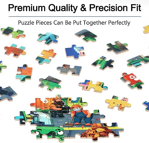 Miniatura 52 de LELEMON Rompecabezas para niños de 4 a 8 años, rompecabezas de 100 piezas para niños, rompecabezas educativos para niños en una caja de metal